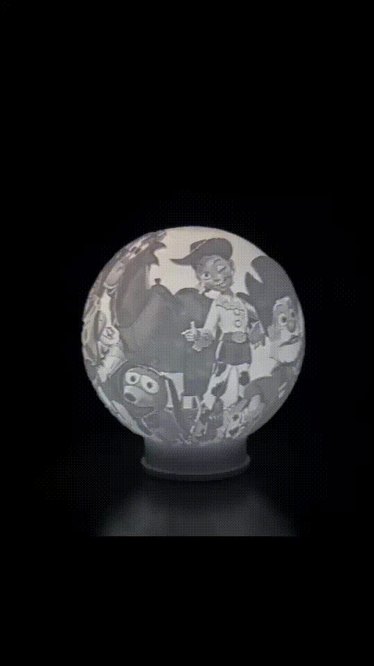 Toy Story lithophane lamp