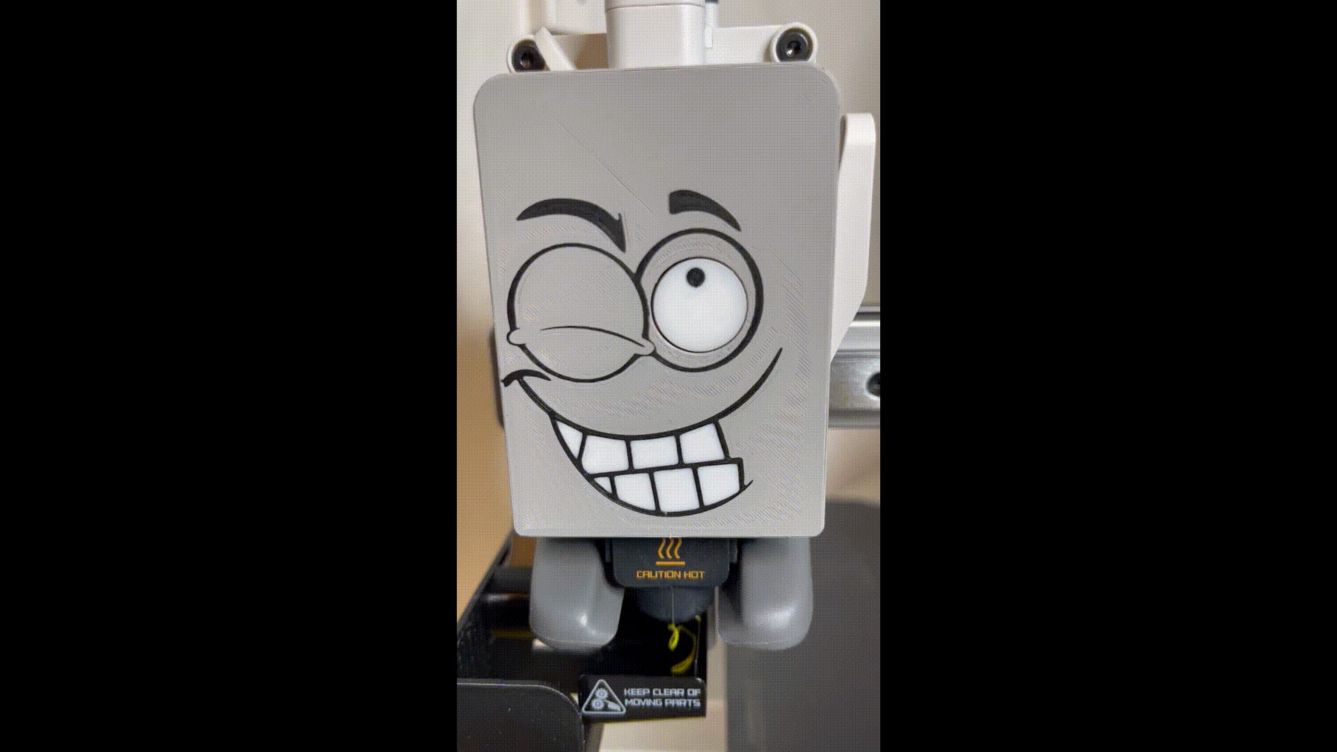 A1 / A1 Mini Happy Guy Cover And Extruder Wheel