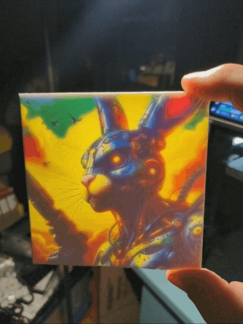 Cyborg Bunny CMYK