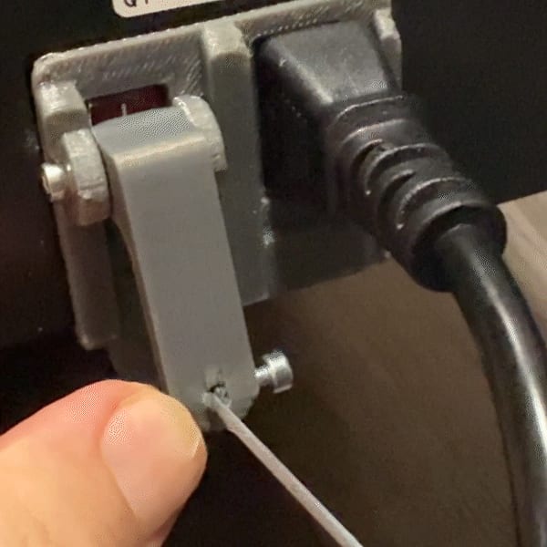 Qidi Q1 Pro front power button