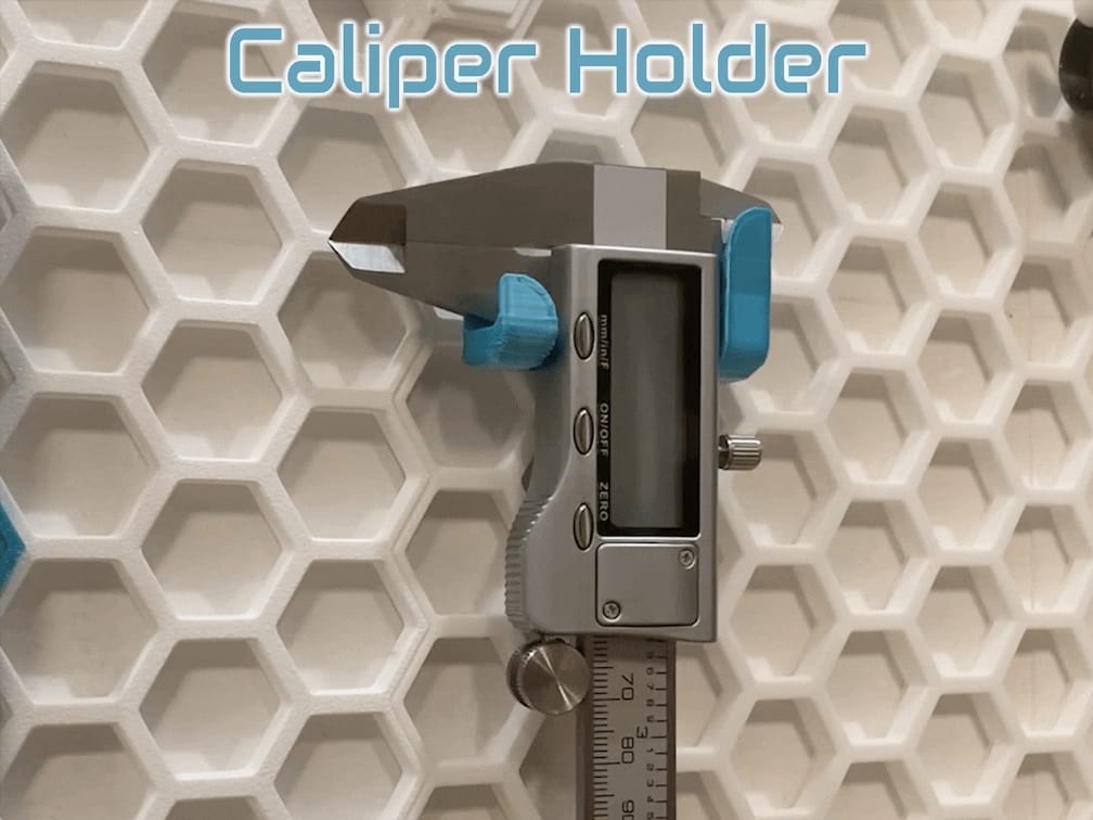 Caliper Holder - HSW mount |Honeycomb Storage Wall