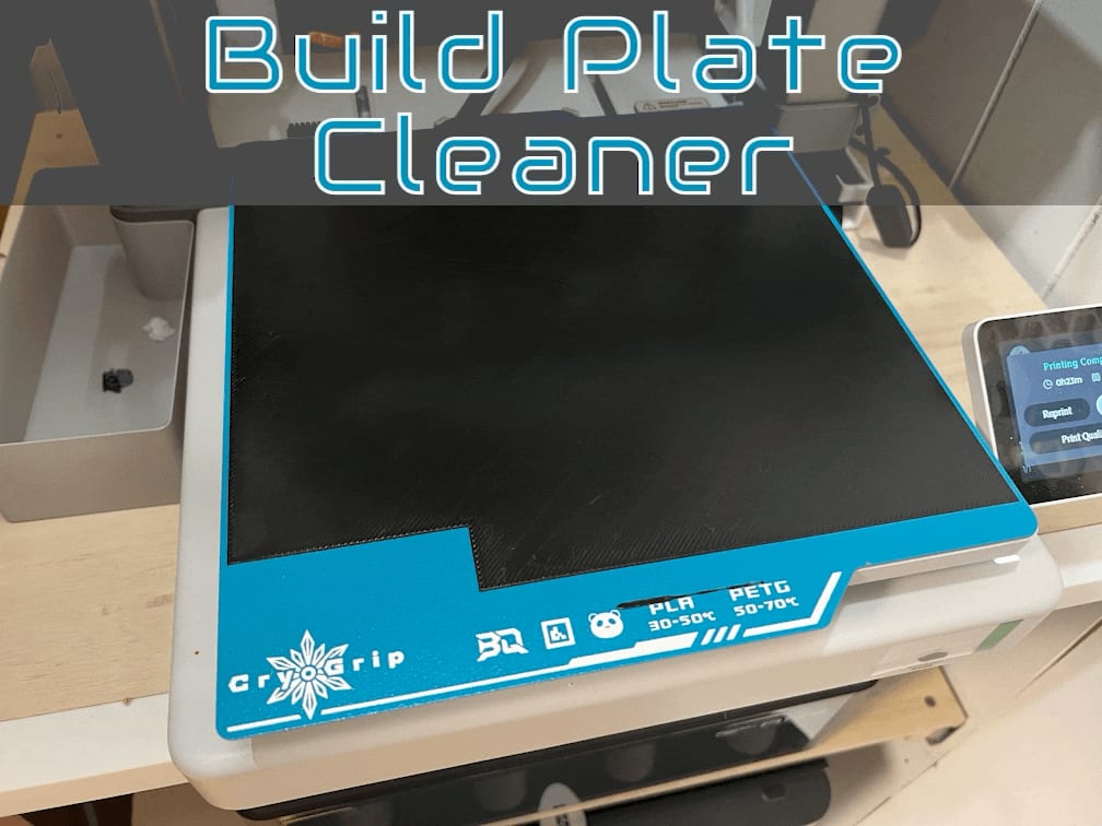 Build Plate Cleaner | Remove residue from CryoGrip
