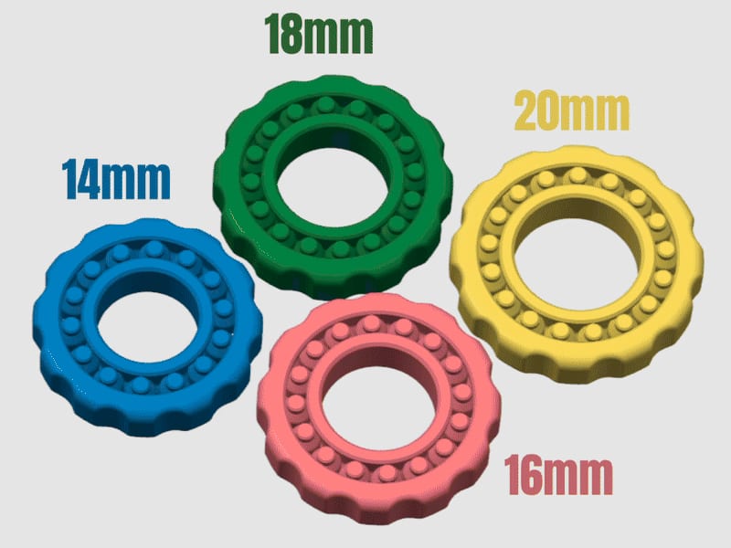 Fidget ball ring
