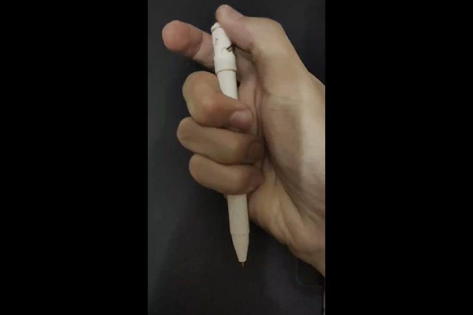 Double bolt action pen 双枪栓按动笔