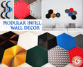 Modular infill wall decor project ⬡