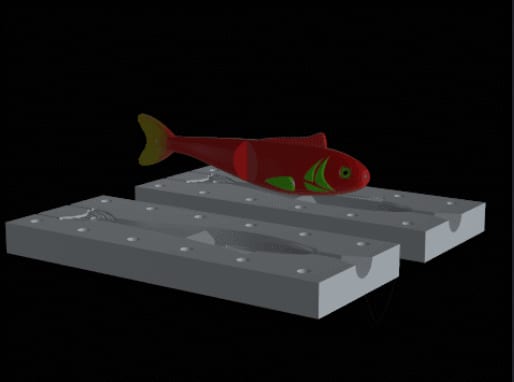 Fishing mold for bait/lure