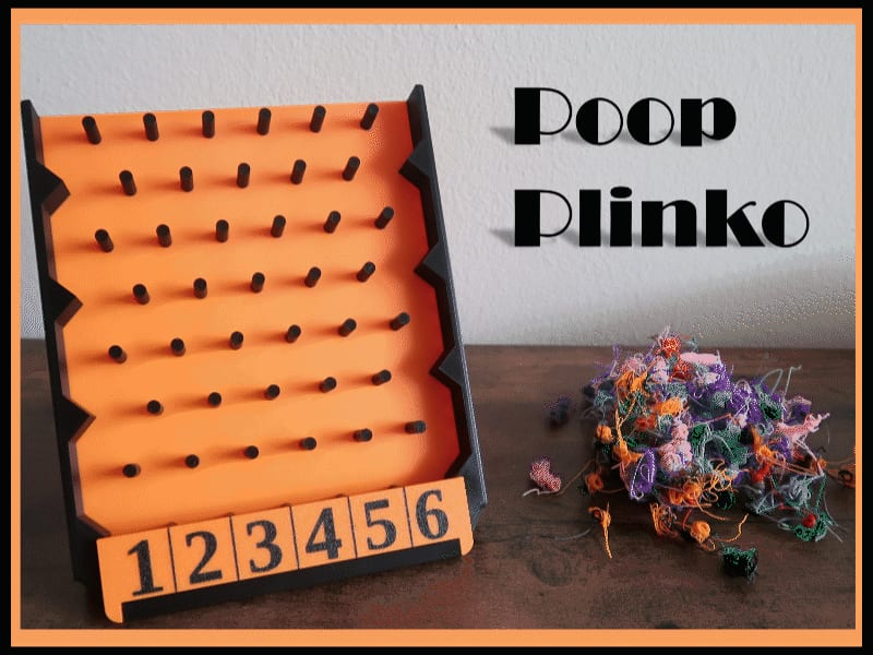 Plinko Decision Board - Works w/ Printer Poop