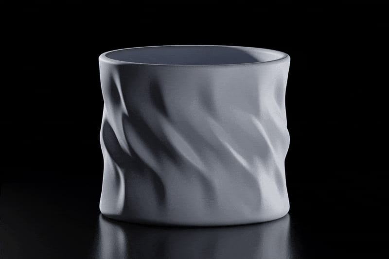 Twisted Plant Pot