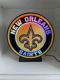 Saints Light Box