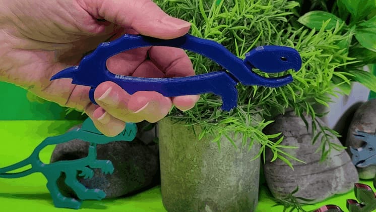 Snappy tortoise clip