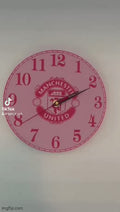 manchester united hueforge clock face