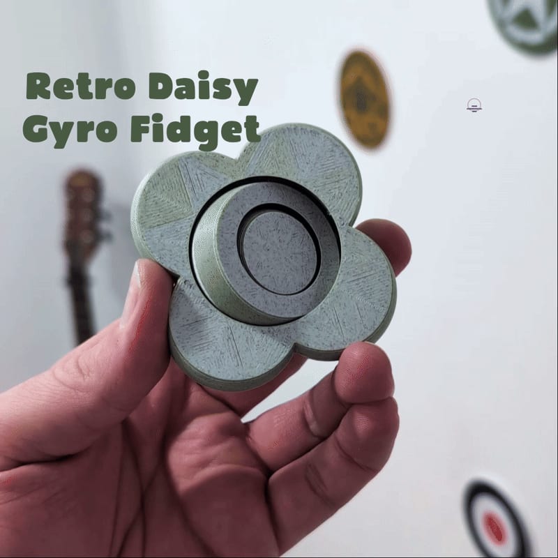 Retro Daisy Gyroid Fidget Flush (Free to Sell)