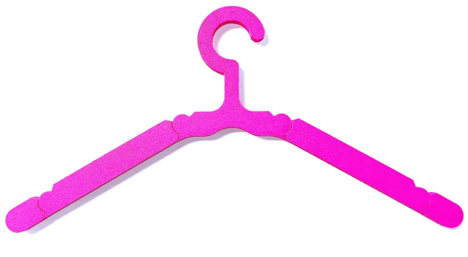 Foldable Travel Coat Hanger (Print-In-Place)