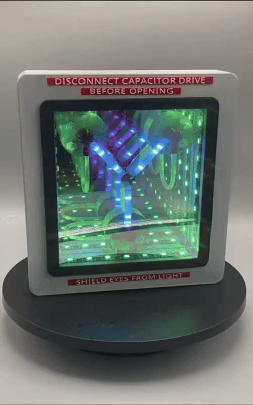 Flux Cap Infinity Mirror