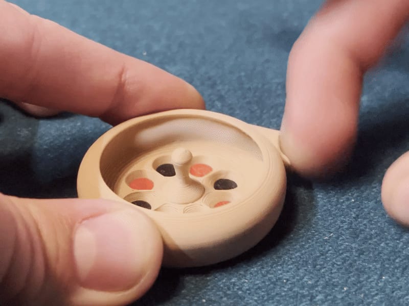 Mini roulette wheel fidget