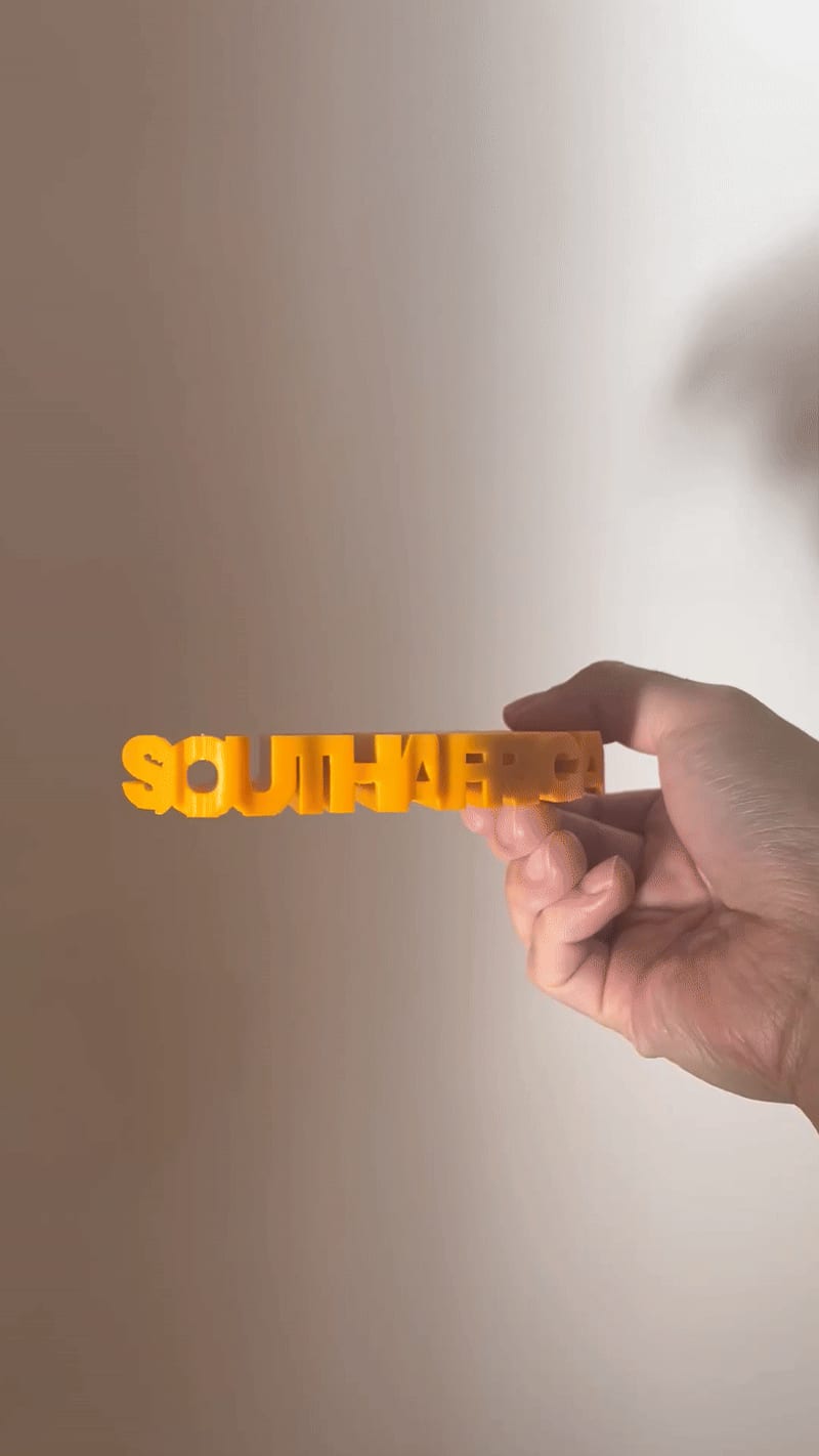 South African map text-flip