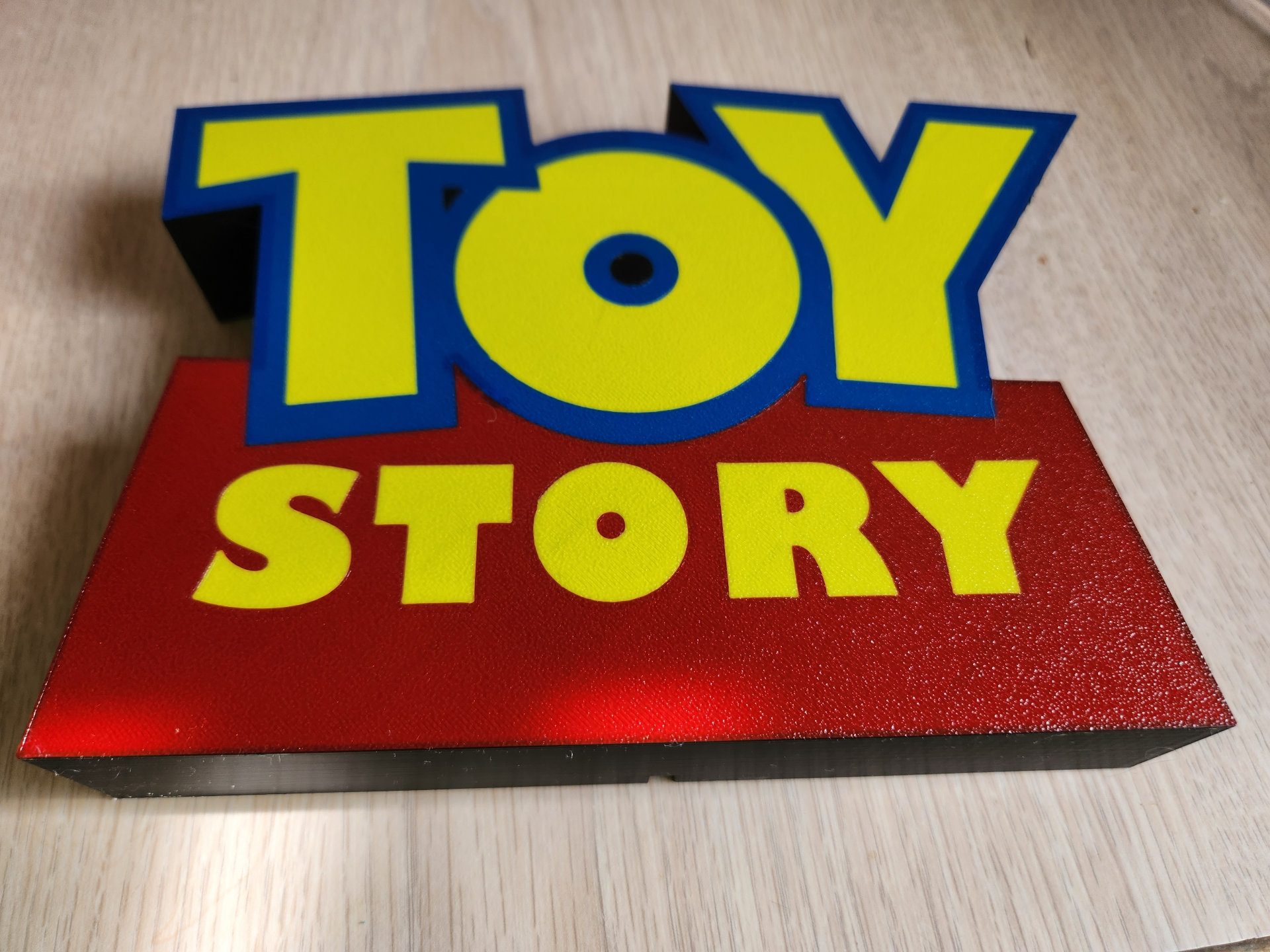 Toy Story LED lamp sign CLEAN profile