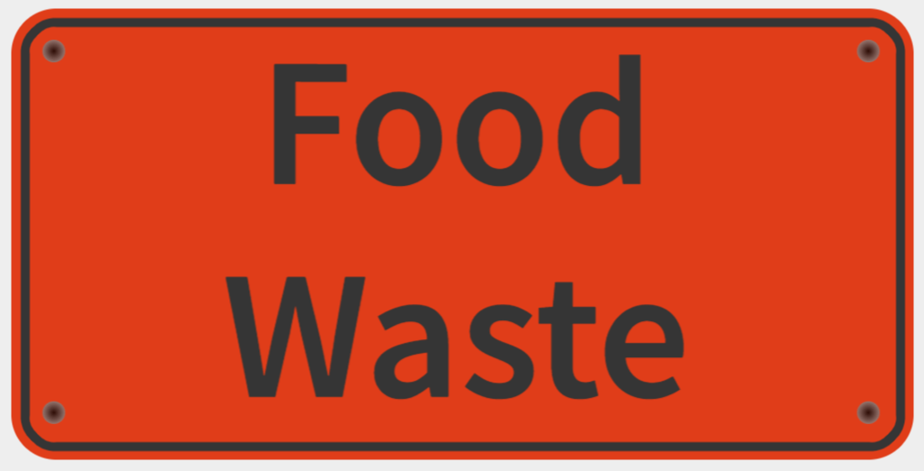 Food Waste Sign