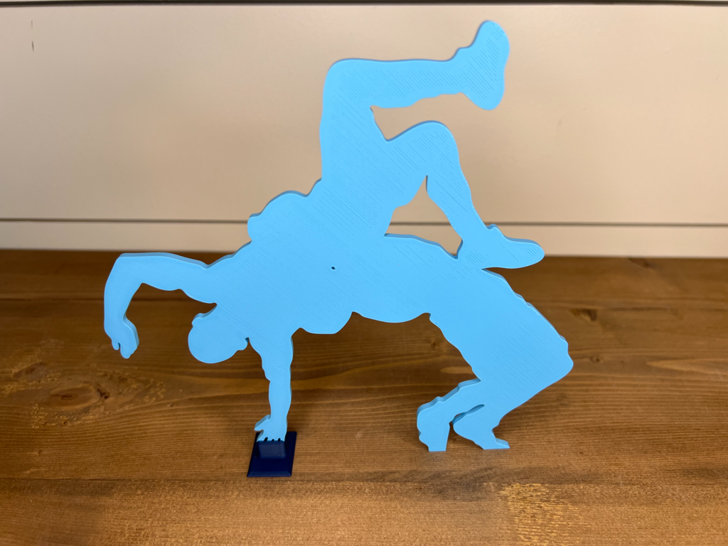 Suplex Wrestling Silhouette