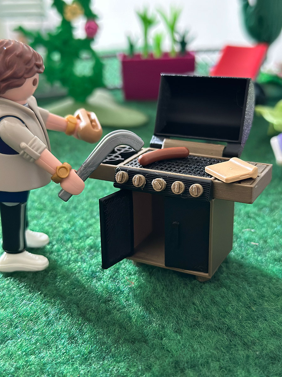Gasgrill Grill Modell Puppenhaus