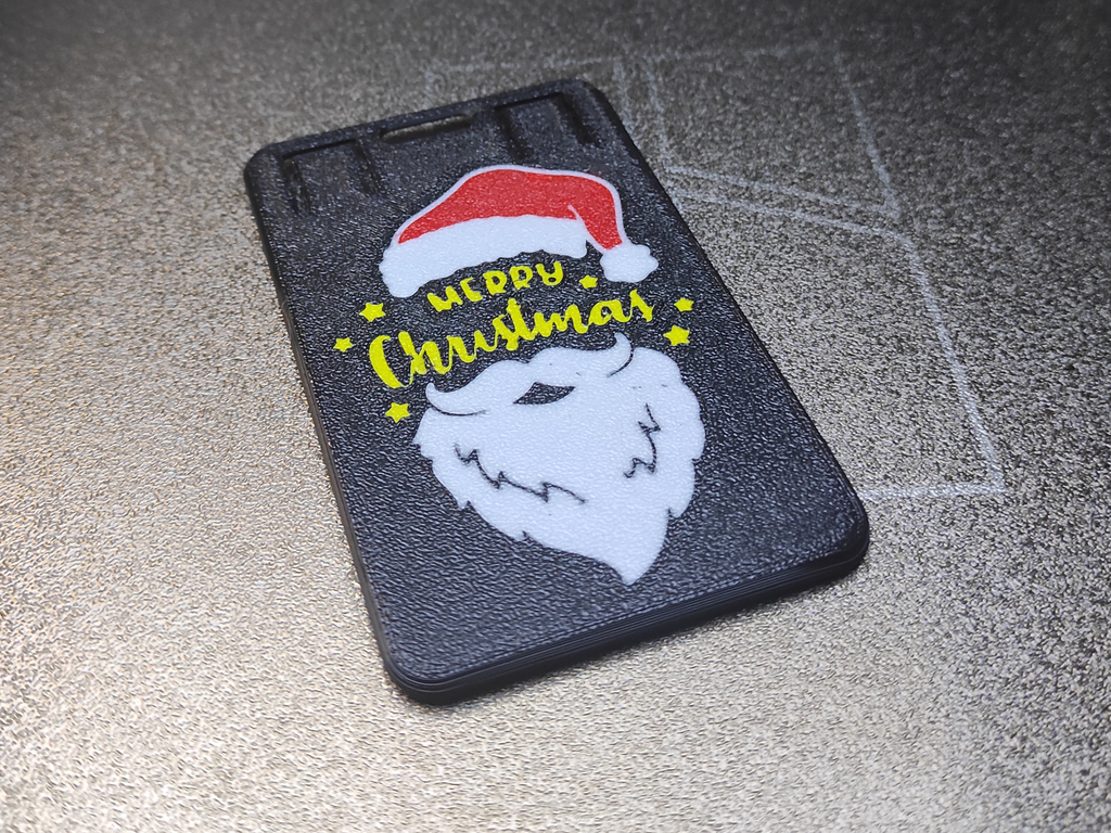 Christmas Santa Themed ID/Card/Badge Holder