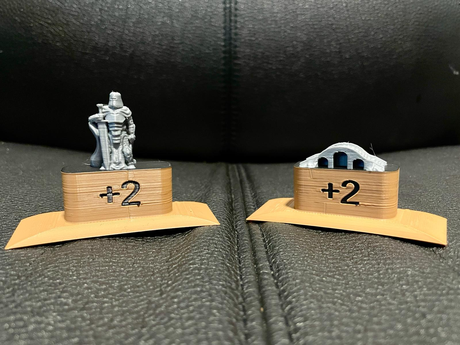 Catan "Longest Road" & "Largest Army" Trophy/Token