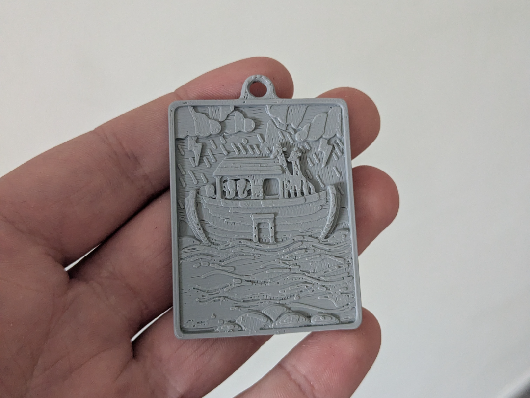 Noah's Ark Biblical Keychain/Ornament