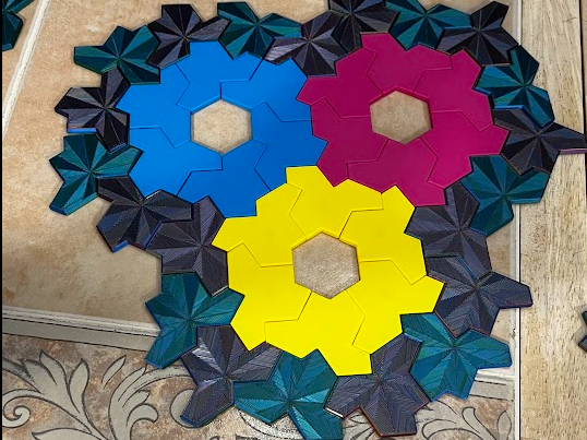 Magnetic Einstein Tile - Aperiodic Monotile