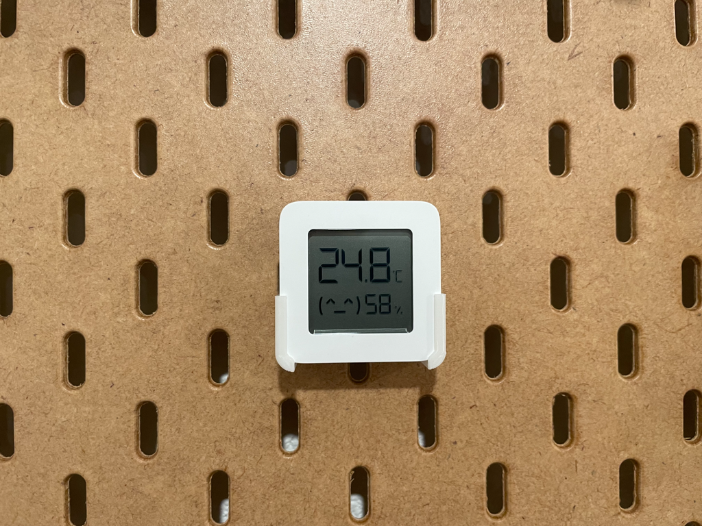 IKEA Pegboard Mijia Temperature/Humidity Sensor Holder