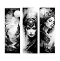Three High Fantasy Bookmarks - Hueforge