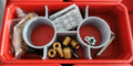 Packout low profile large bin 6 hole divider