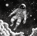 Space Walk lithopane