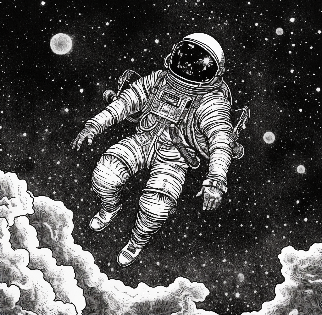 Space Walk lithopane