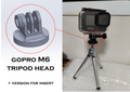 GoPro M6 tripod head adapter