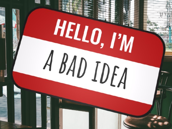 Bad Idea Nametag