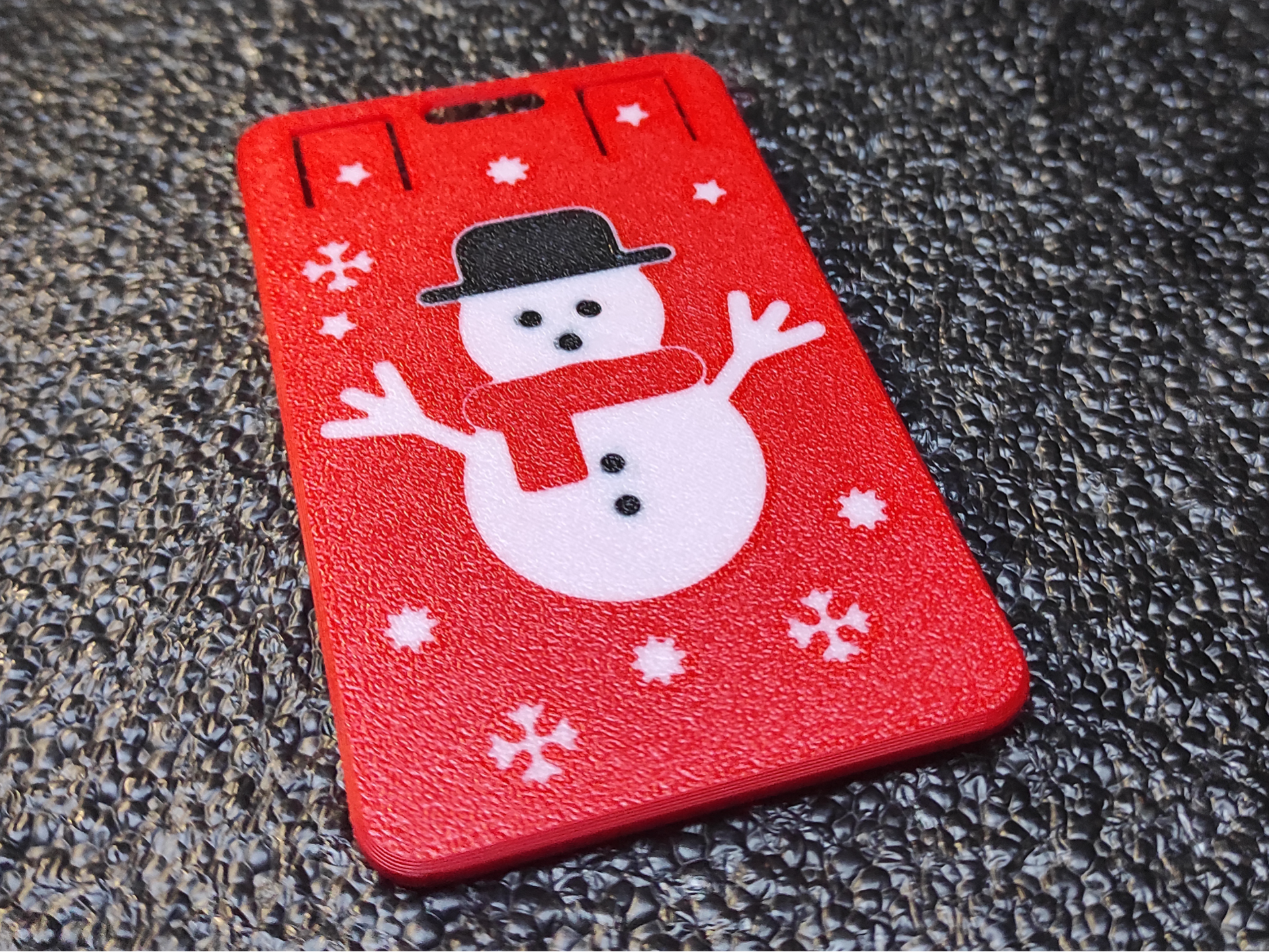 Snowman ID/Badge/Card Holder Christmas Collection
