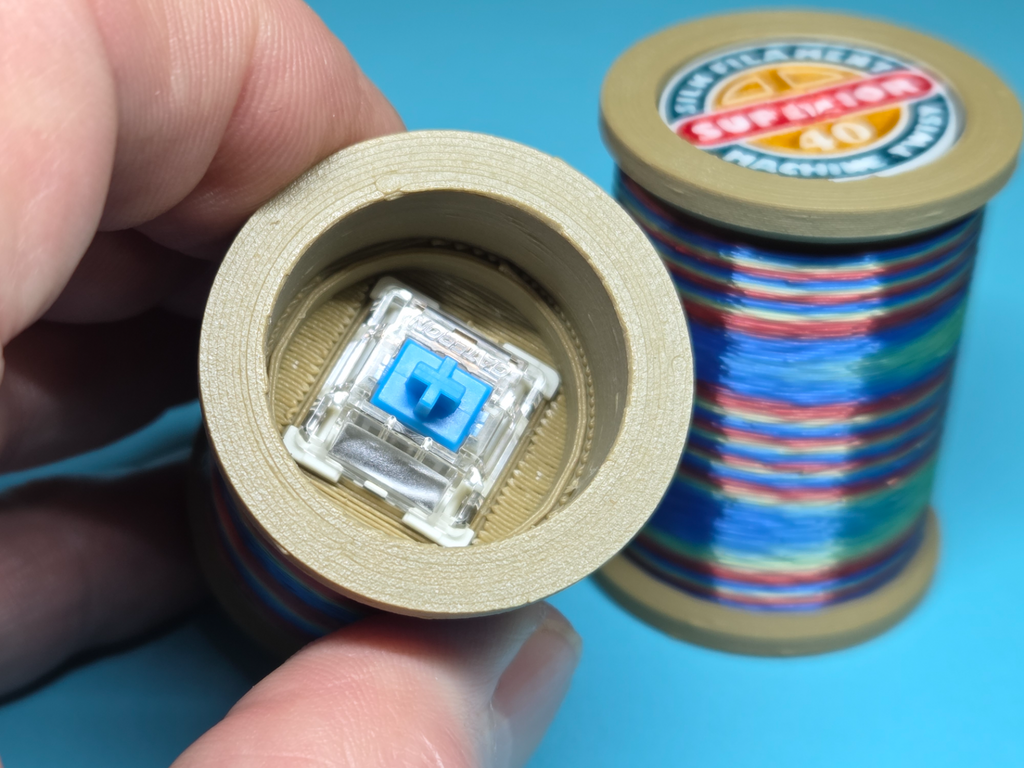 Spool of Silk Thread DOUBLE END CLICKER Fidget