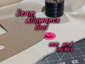 Sewing Seam Allowance Tracing Disks (inches & mm)