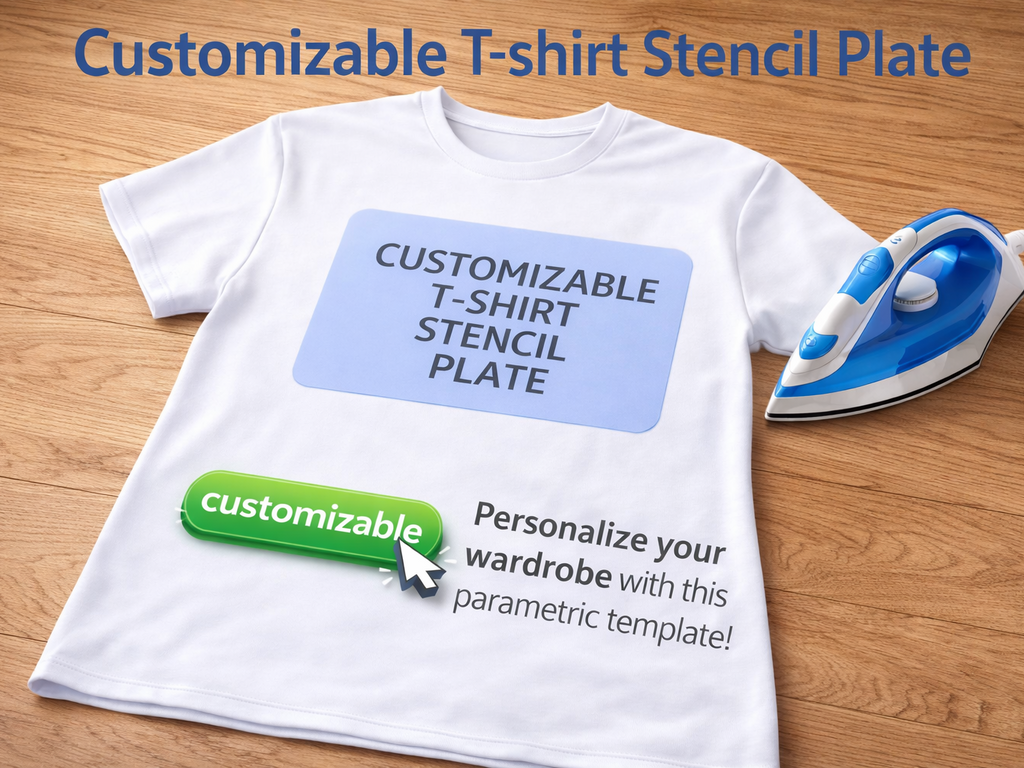Customizable T-shirt Plate