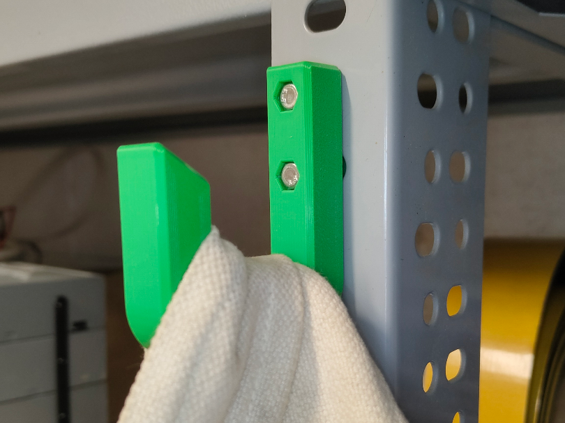 Hook for garage rack