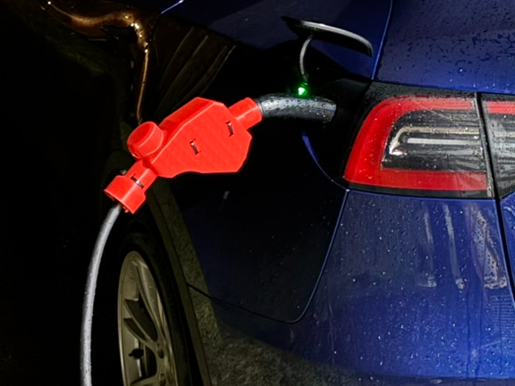 Gas pump handle for Tesla NACS or J1772 EV Charger