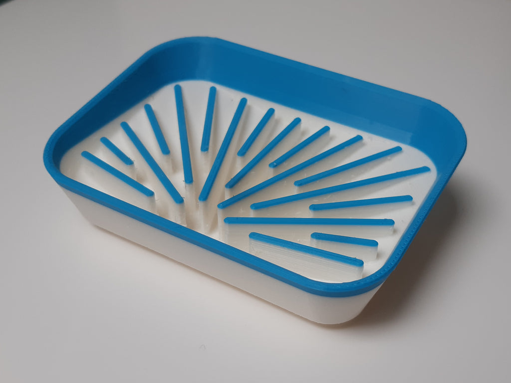 Soap dish without drainage