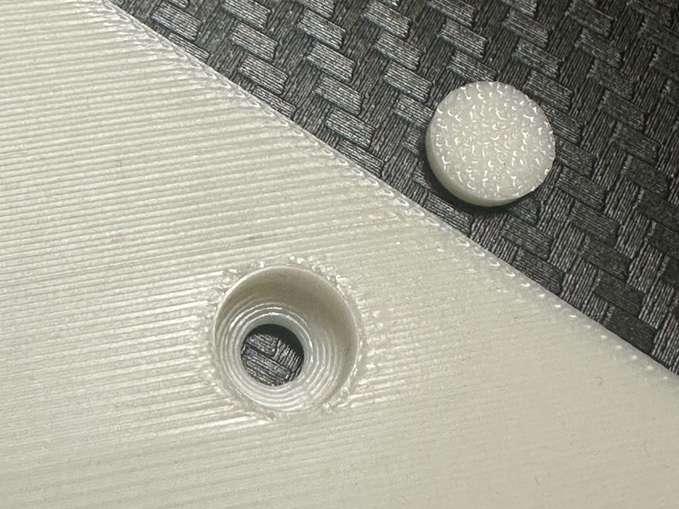 Screw Holes with Panel