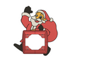 mirror sockets Father Christmas