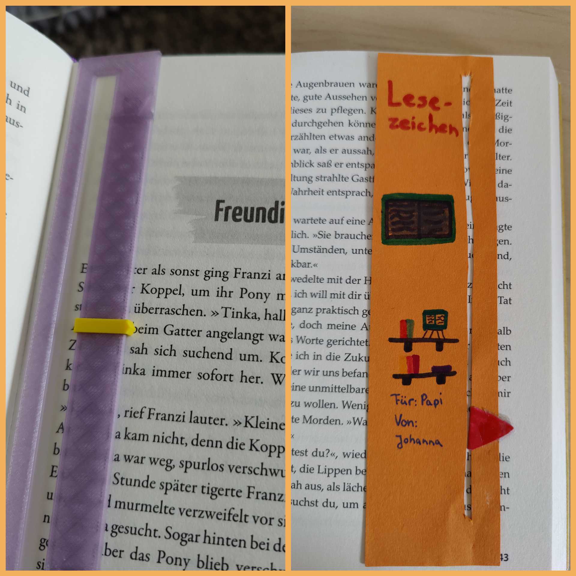 Bookmark with Line Marker