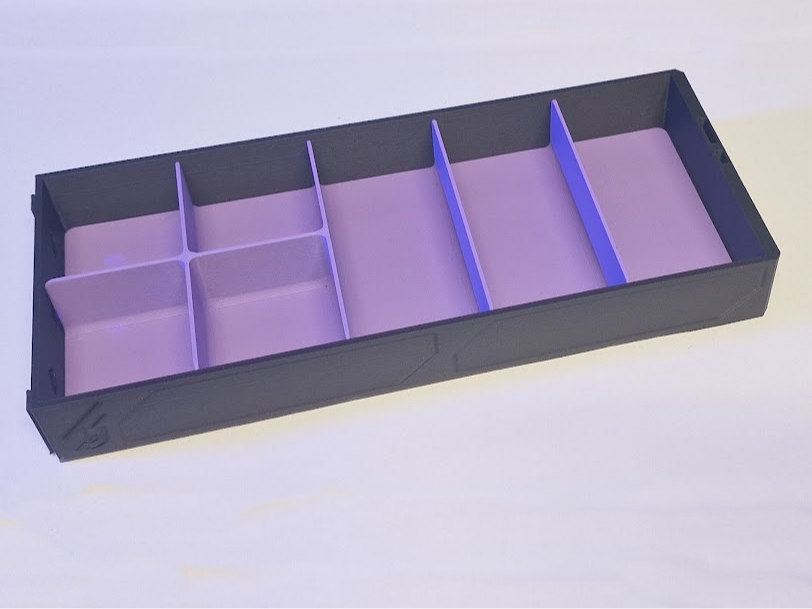 Small 4S3W Insert for GEN2 Standard Single Drawer