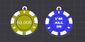 poker keychains / necklace charms(free,commercial)