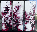set of 3 Japanese garden bookmarks,hueforge