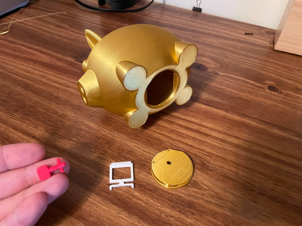 Piggy Bank with Real Lock and Key!