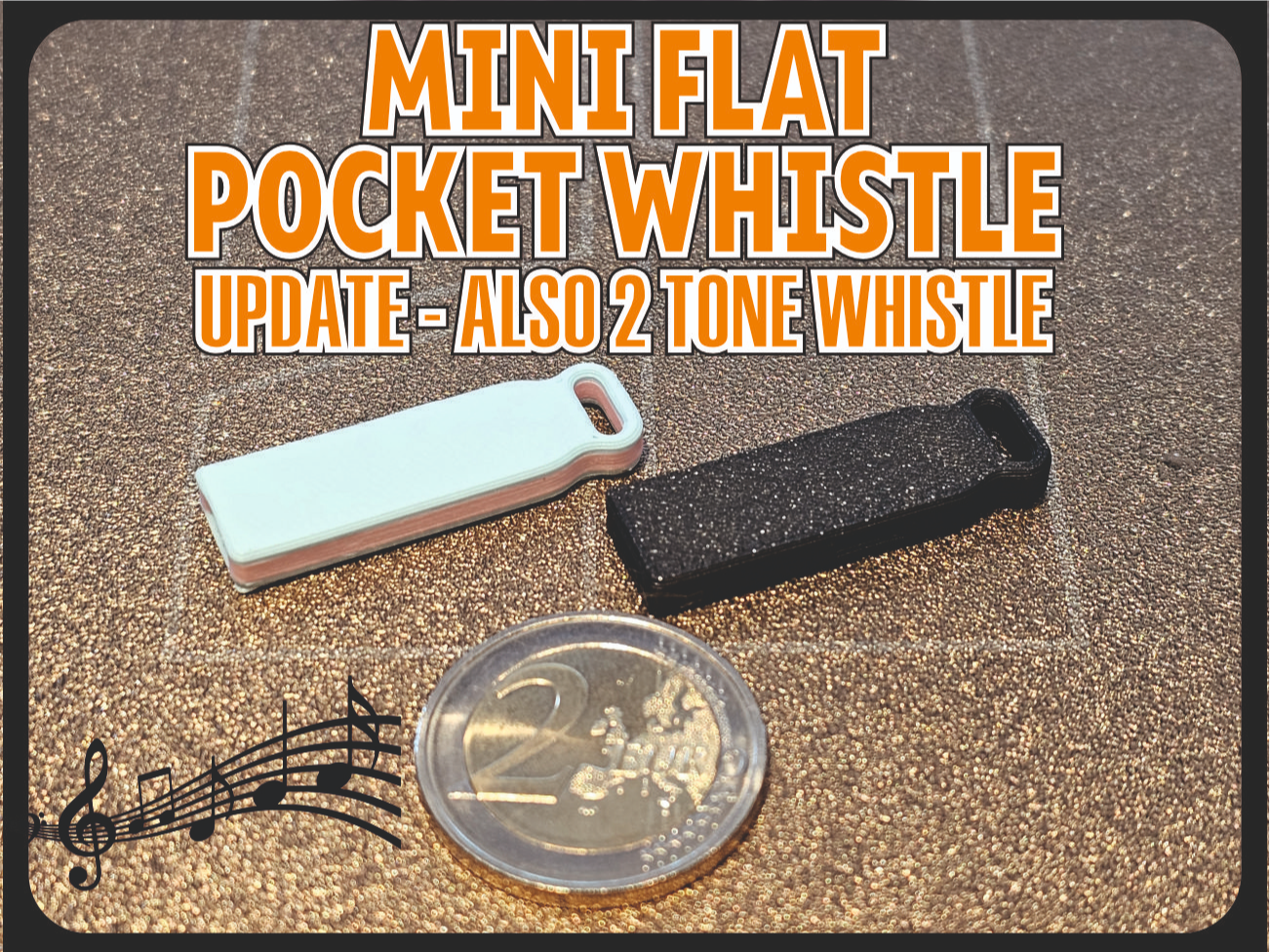 MINI FLAT Pocket Whistle
